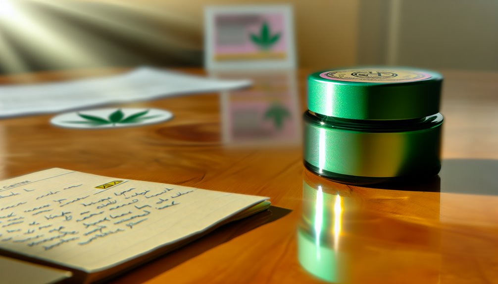 clear cannabis warnings and storage