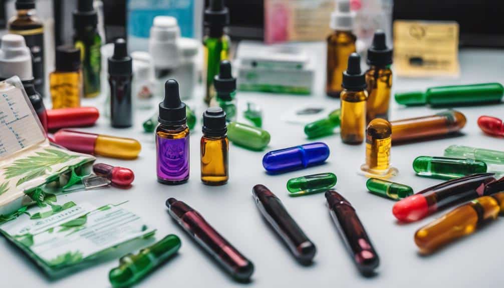 diverse cannabis options available
