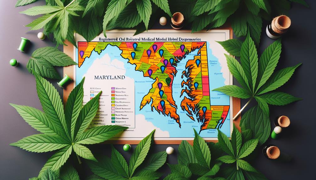 finding maryland s registered dispensaries