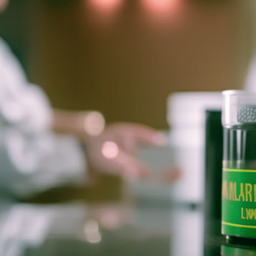 Maryland workplace with an employee discreetly using medical cannabis, an HR person with a drug testing kit, and a symbolic representation of Maryland's state laws
